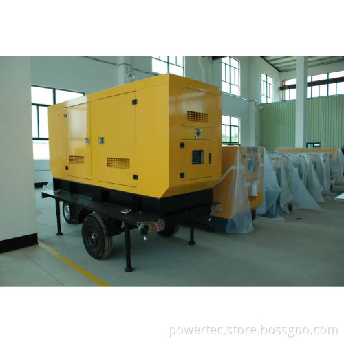 320kw silent type trailer diesel generating